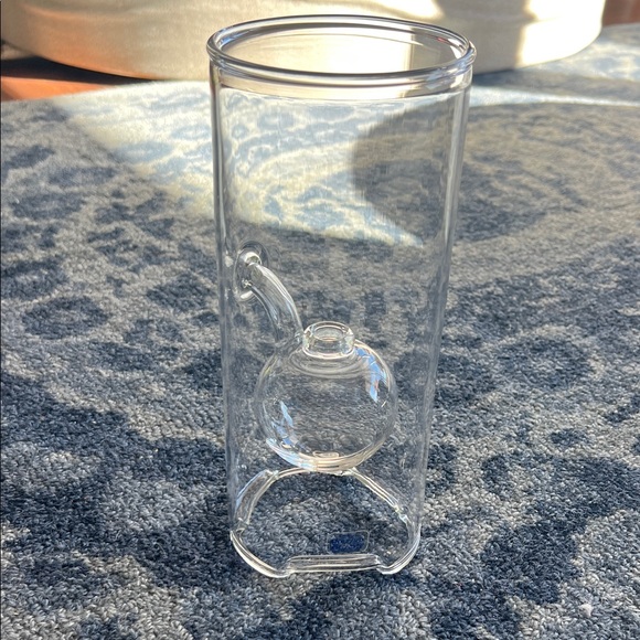 Elegant Vintage Wolfard Glass Oil Lamp